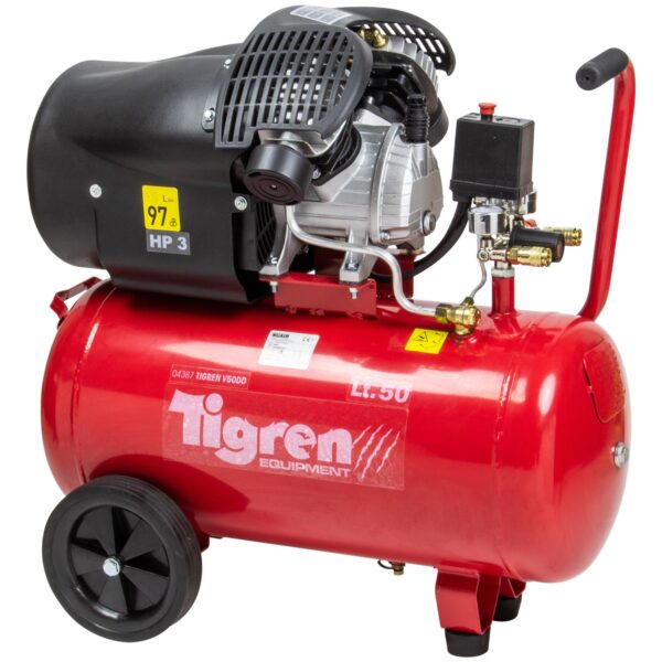 Tigren 04387  V50DD 3hp Direct Drive Oil lubricated Compressor 3hp 240volt Motor - Image 8